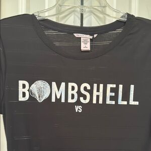 Victoria's Secret Black Short Sleeve Bodysuit